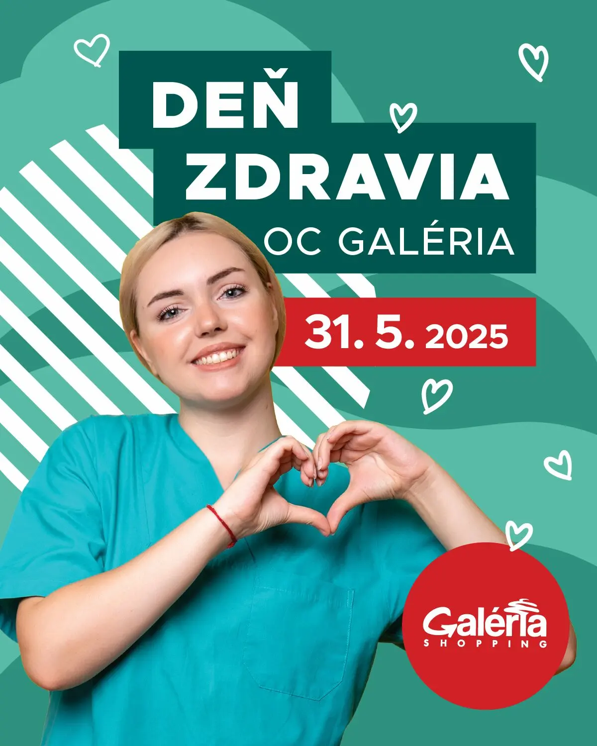 Grafika na den zdravie v OC Galeria