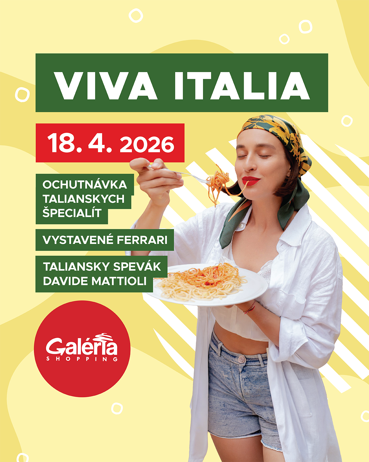 Viva italia v OC Galéria Košice