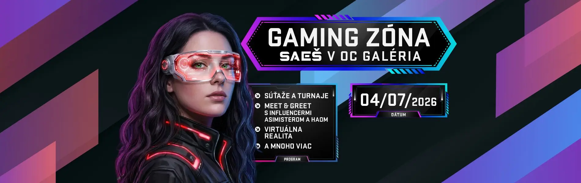 Gaming zona v OC Galeria